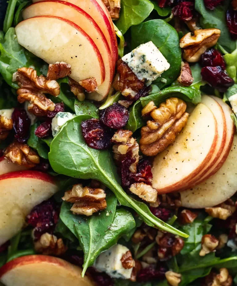 Apple Cranberry Walnut Salad – Fresh Festive Fall Flavors
