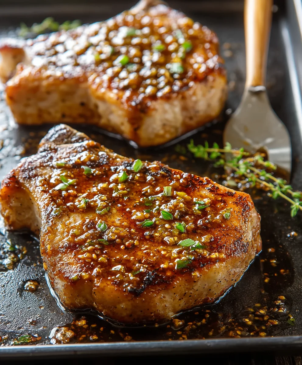 Honey Mustard Beef Chops Oven-Baked - Easy Recipe