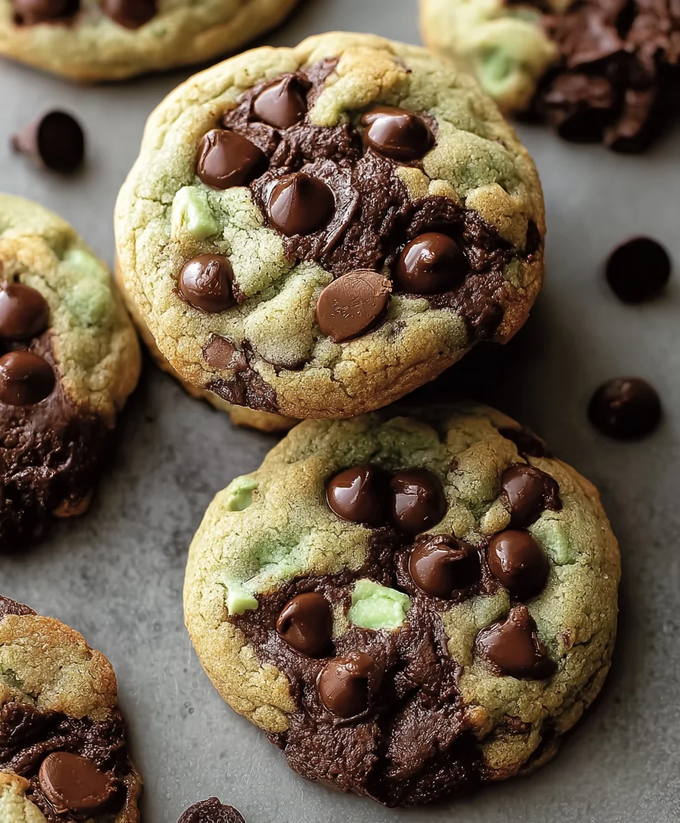 Mint Chocolate Chip Cookies-Classic Recipe