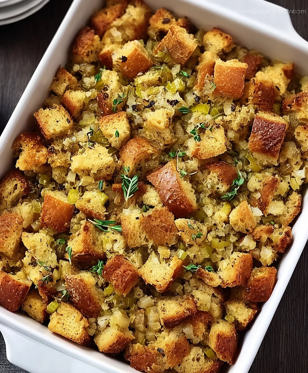Savory Herb Stuffing - Classic Thanksgiving Flavor