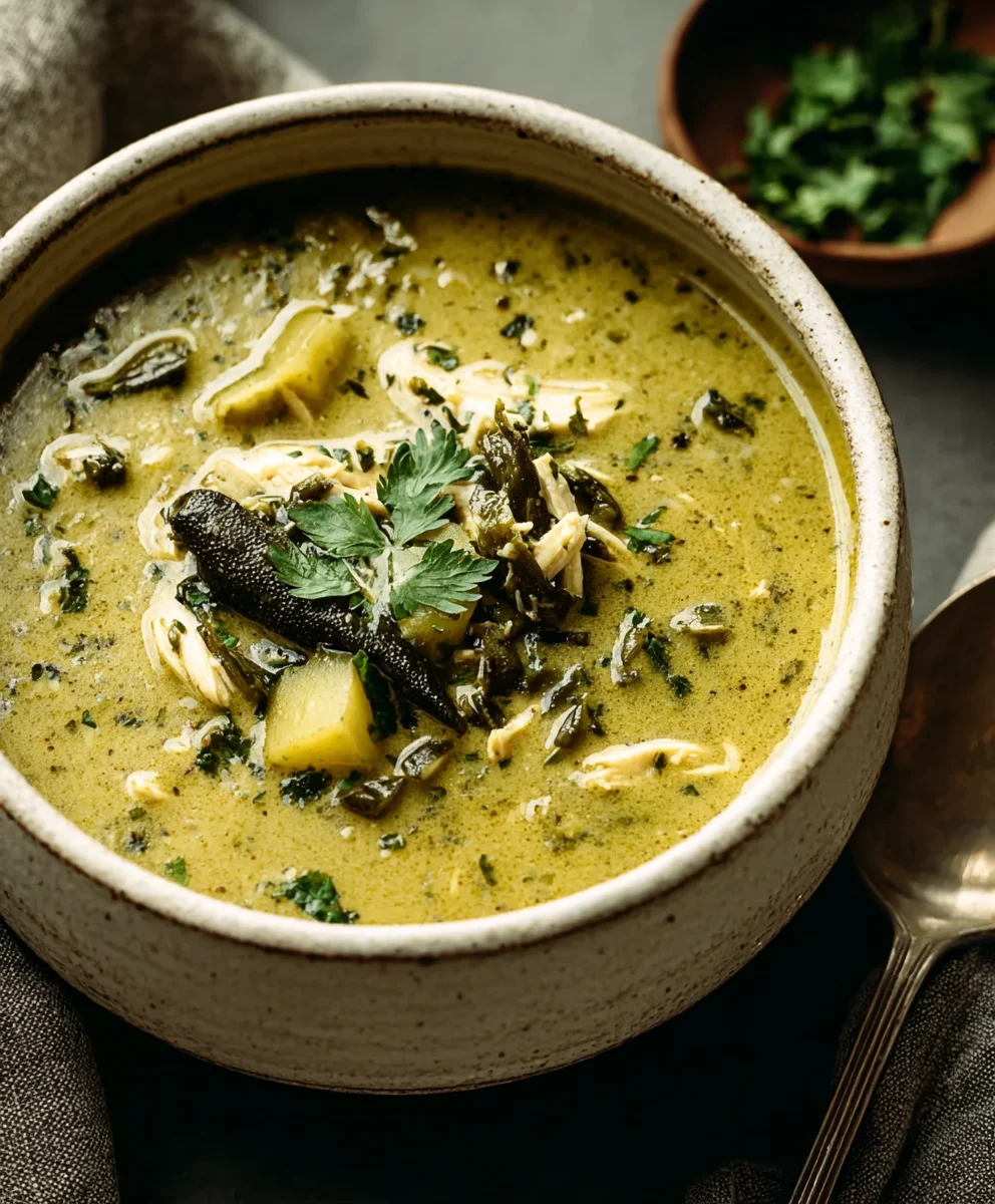 Mouthwatering Roasted Poblano Soup-Ultimate Comfort
