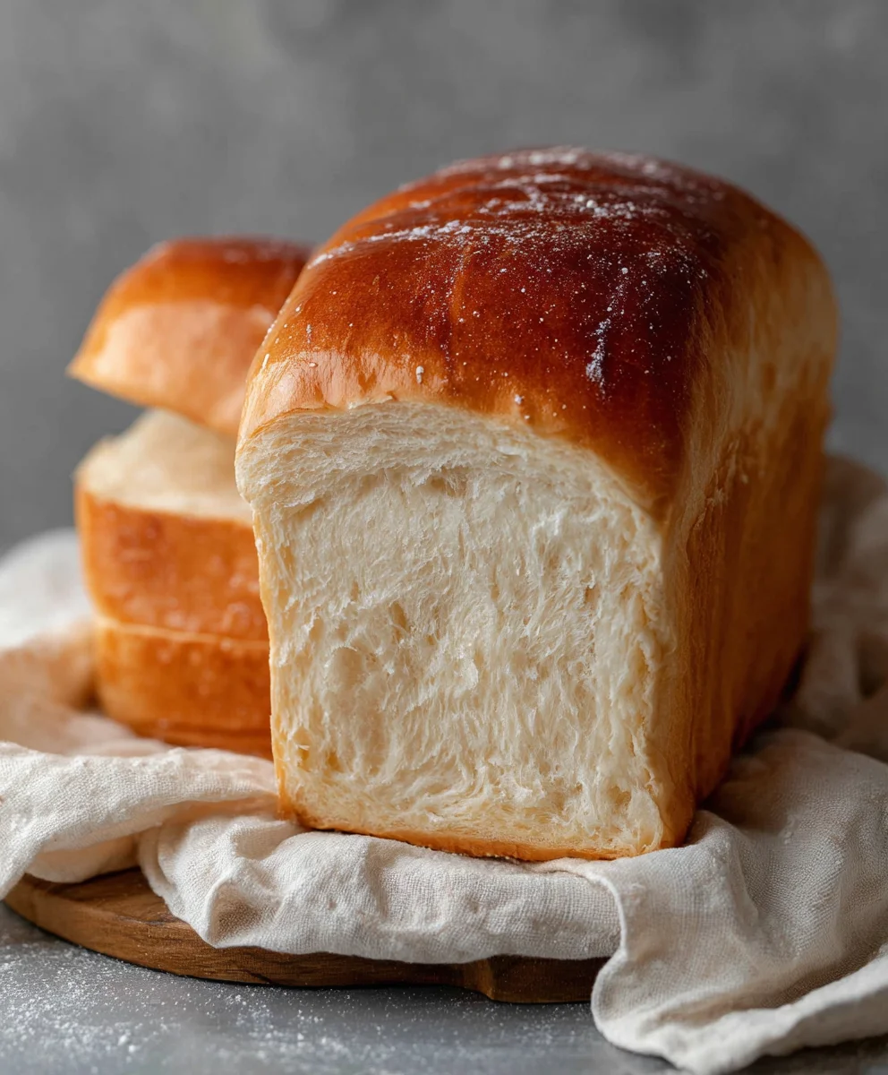 Easy Milk Bread Loaf - Fluffy Soft Homemade Recipe