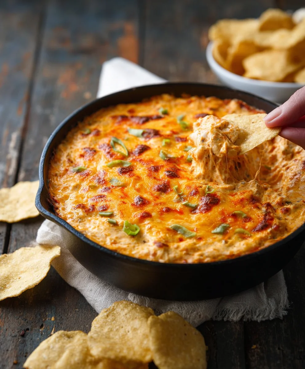 Easy Buffalo Chicken Dip- Crowd Favorite Recipe