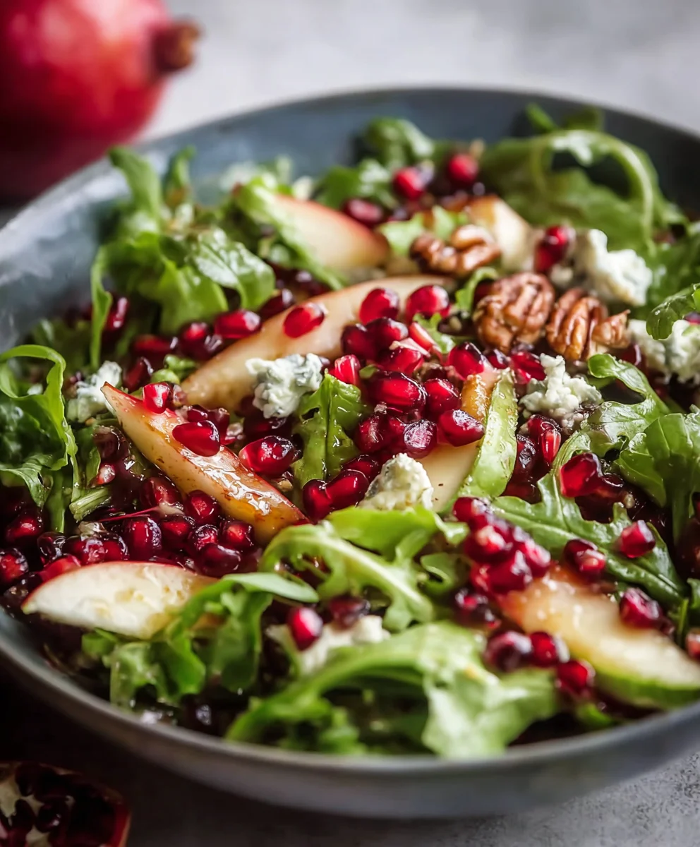 Pomegranate Christmas Salad Honey Mustard Dressing Alrightwithme