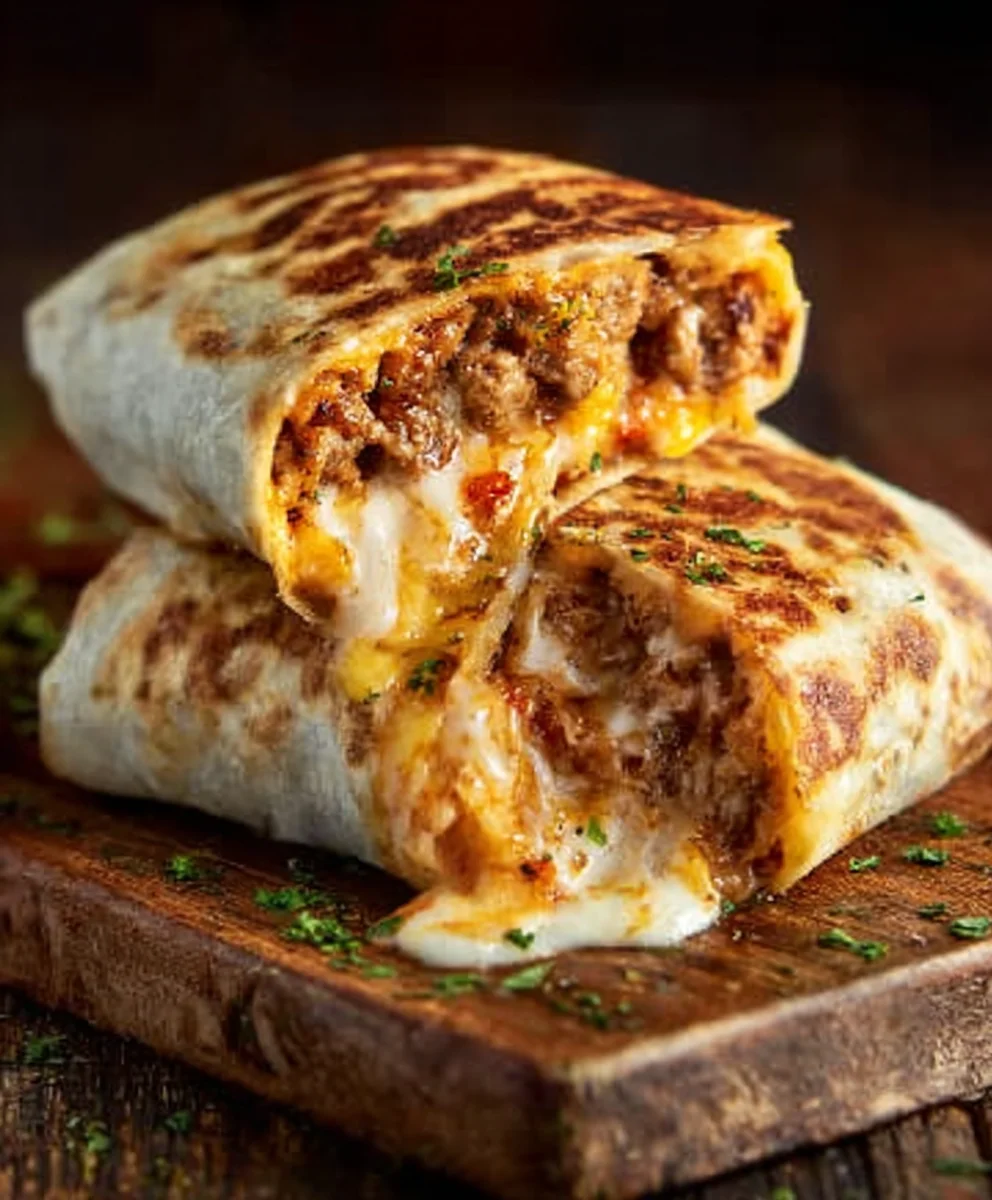 Ultimate Grilled Cheese Burrito-Flavor Explosion
