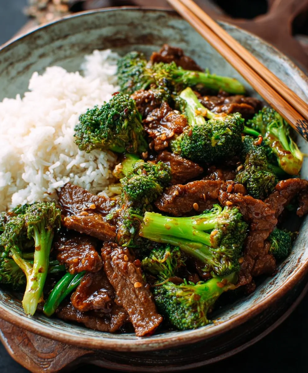 Chinese Beef and Broccoli Stir Fry- Quick Easy Recipe