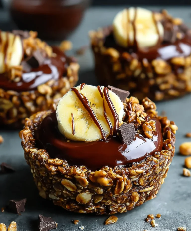 Chocolate Peanut Butter Granola Cups-Easy Treat
