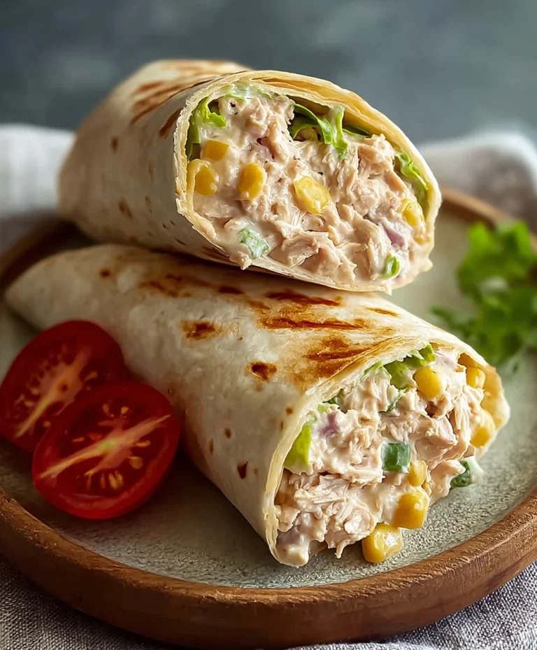 Quick Tuna Melt Wrap Recipe Easy Lunch