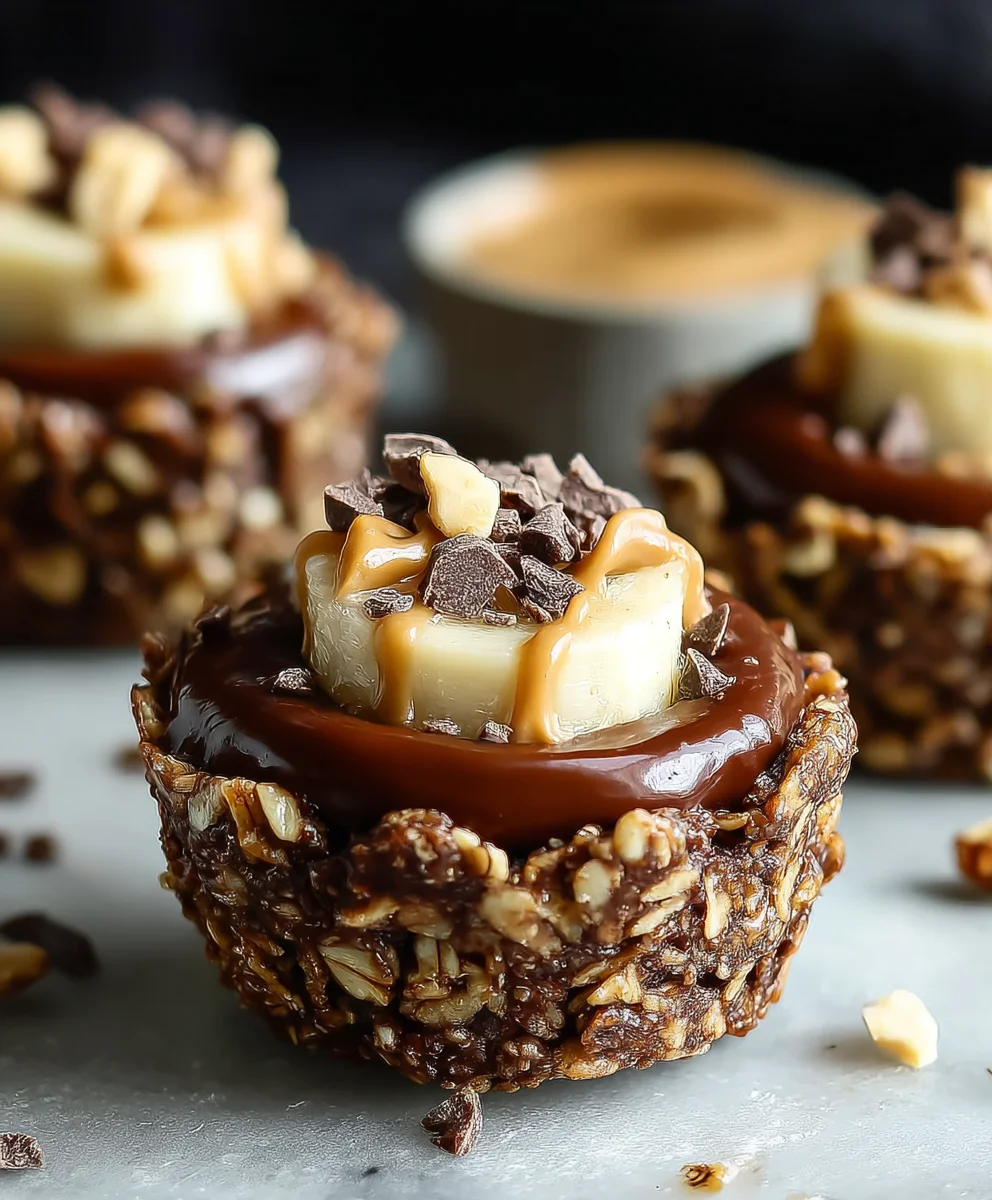 Chocolate Peanut Butter Granola Cups-Easy Treat