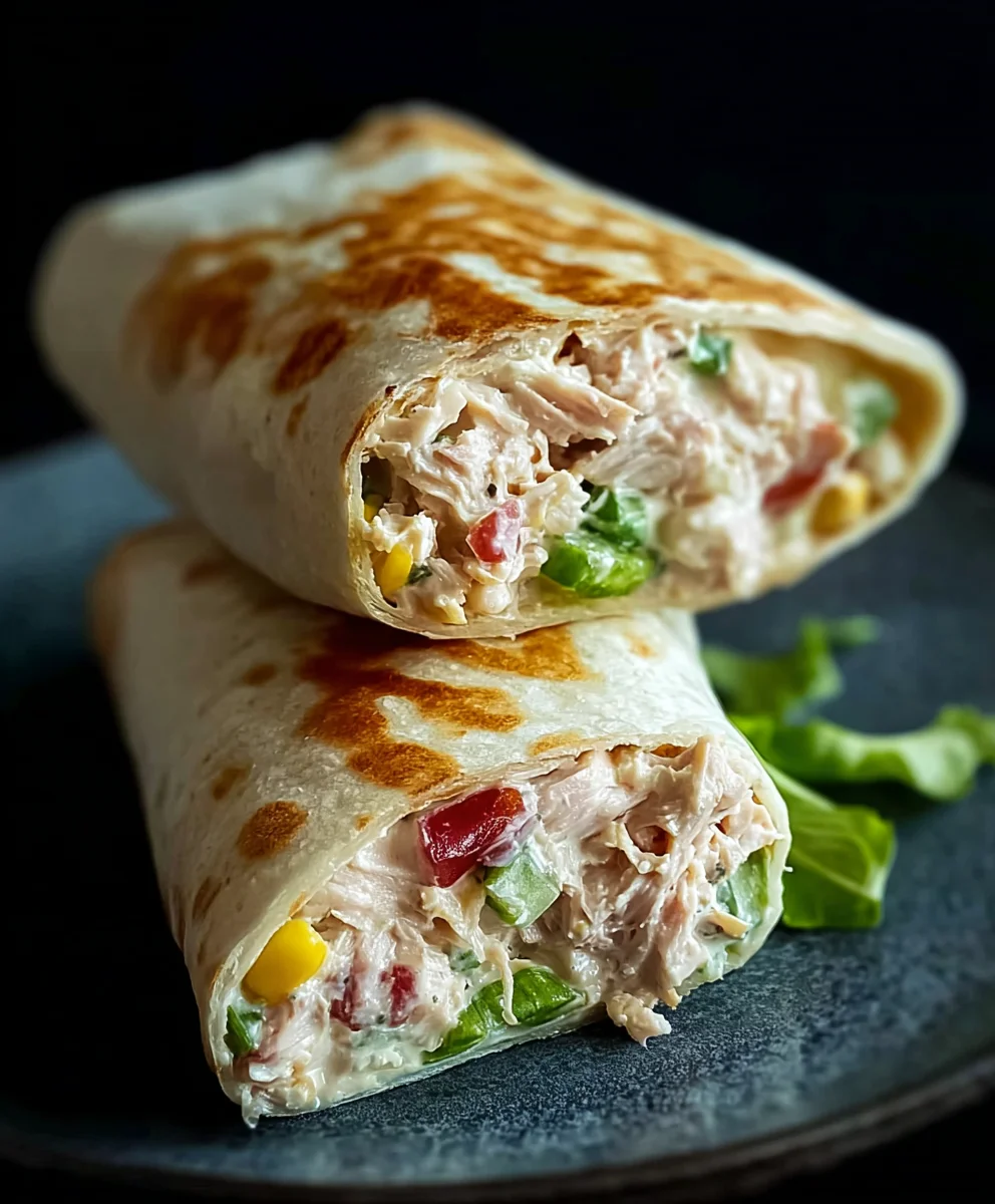 Quick Tuna Melt Wrap Recipe Easy Lunch