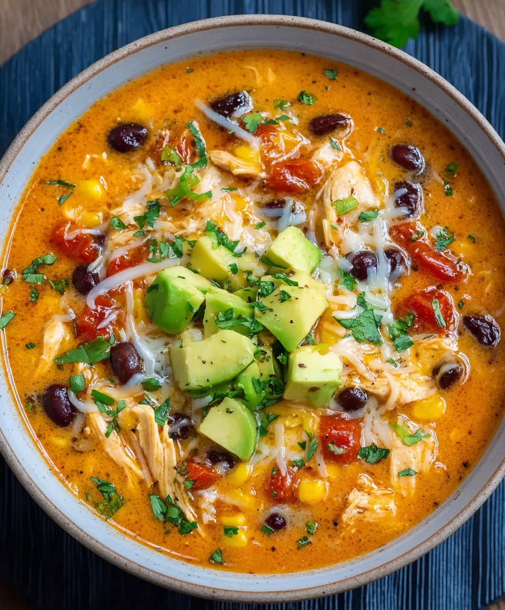 Creamy Chicken Enchilada Soup - Easy Weeknight Meal