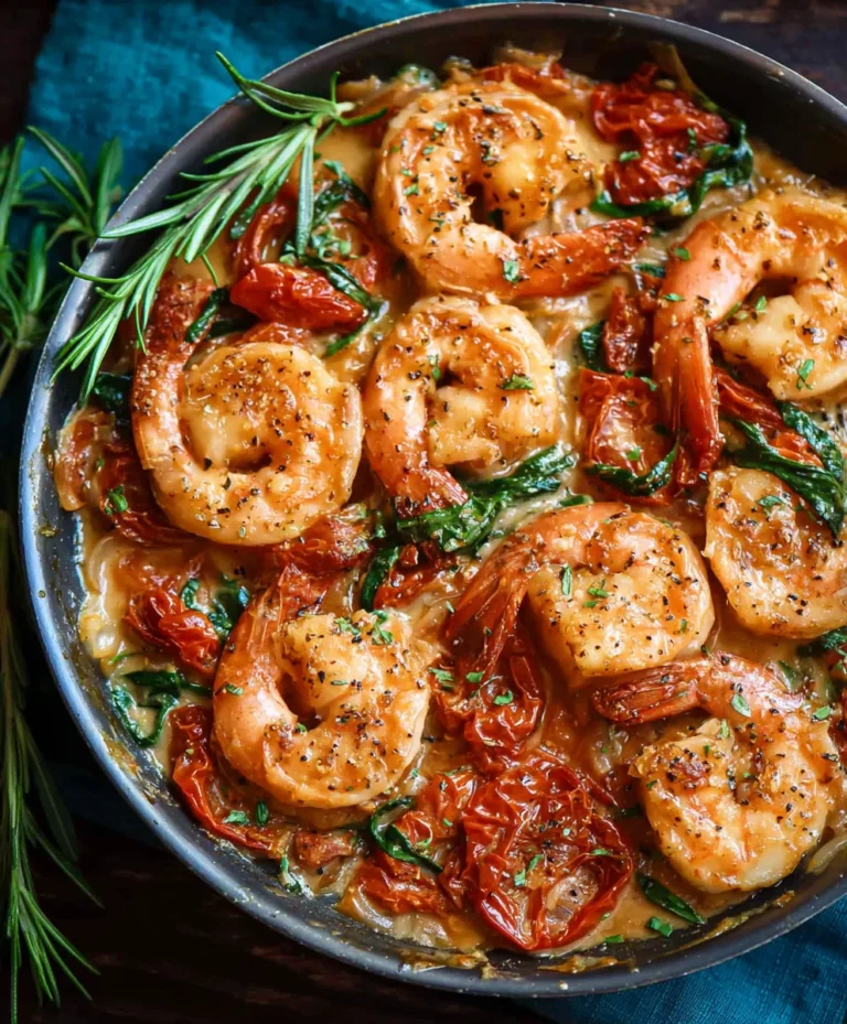 30-Minute Tuscan Shrimp Dinner – Easy One Pan Meal