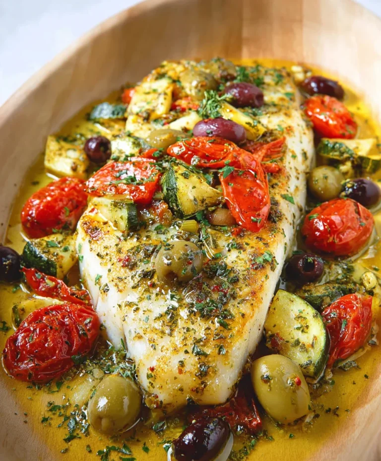 Easy Mediterranean Baked Fish – Simple & Delicious