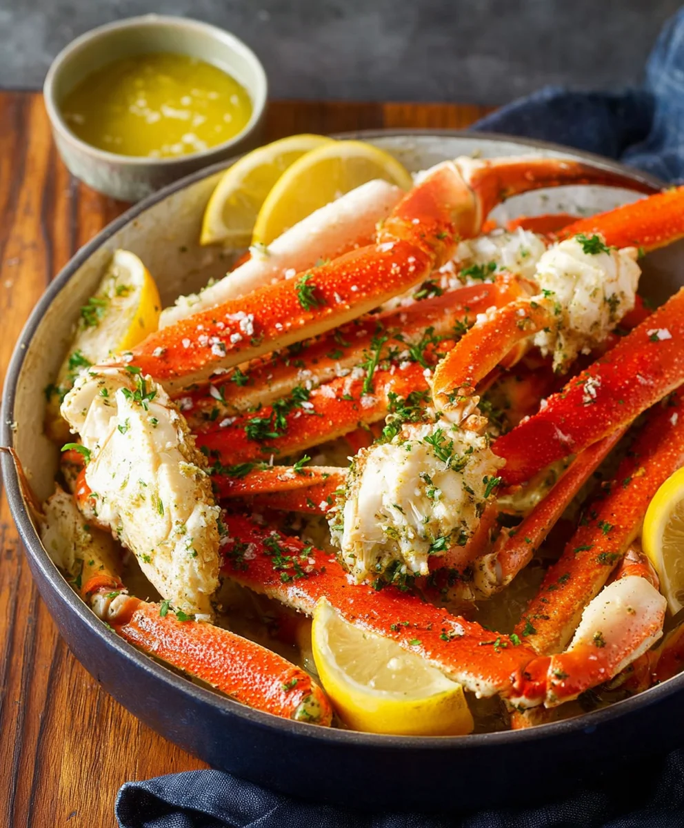 Garlic Butter Crab Legs - Easy Recipe Delight