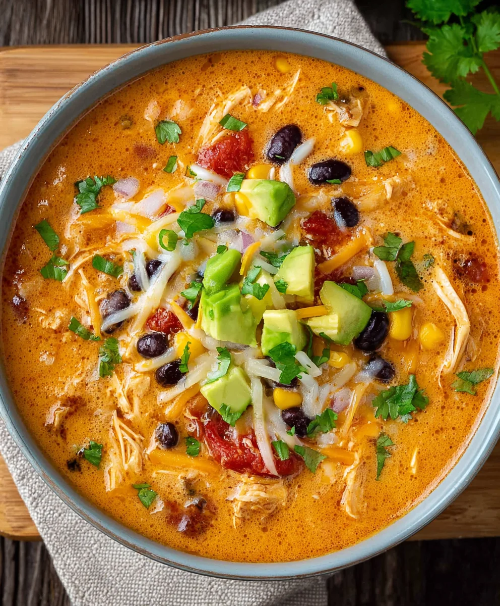 Creamy Chicken Enchilada Soup - Easy Weeknight Meal