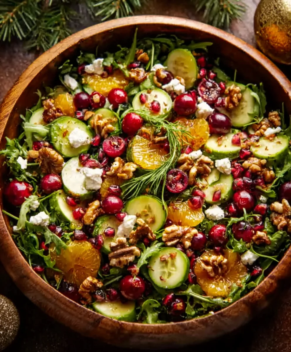 Christmas Salad Honey Mustard Dressing - Festive Delight