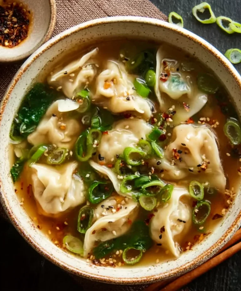 Savory Beef Potsticker Soup – Easy Weeknight Dinner