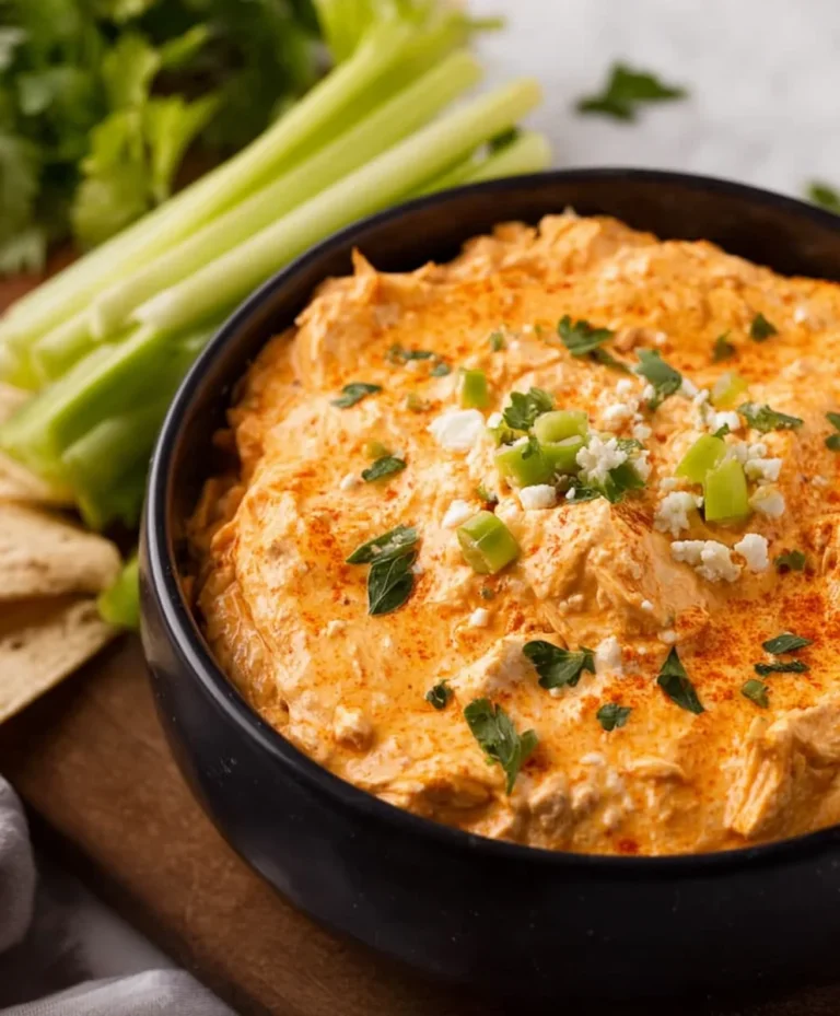 Crockpot Buffalo Chicken Dip- Easy & Delicious Appetizer