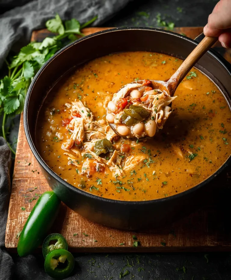 Spicy Cajun White Chicken Chili Recipe