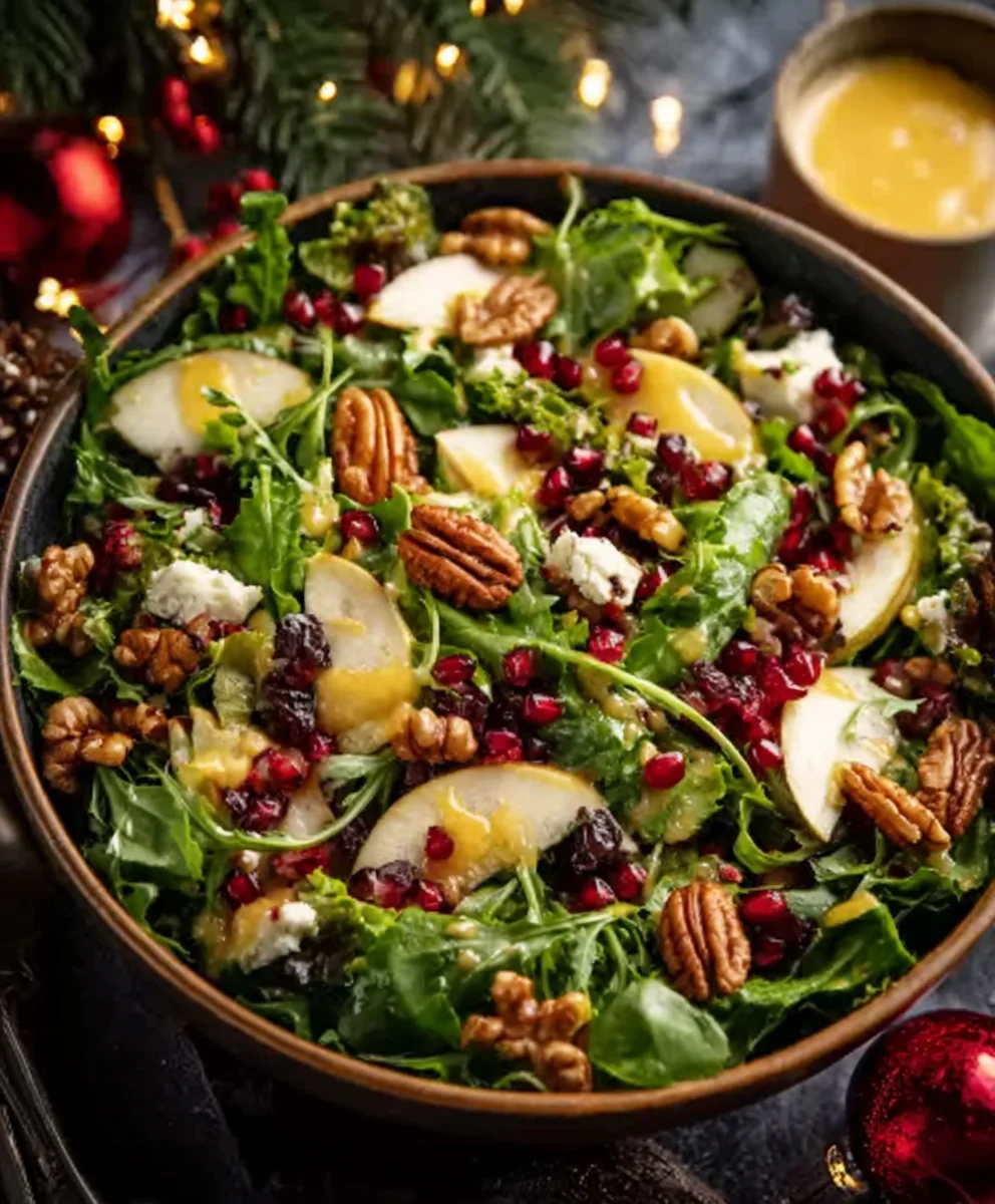 Christmas Salad Honey Mustard Dressing - Festive Delight