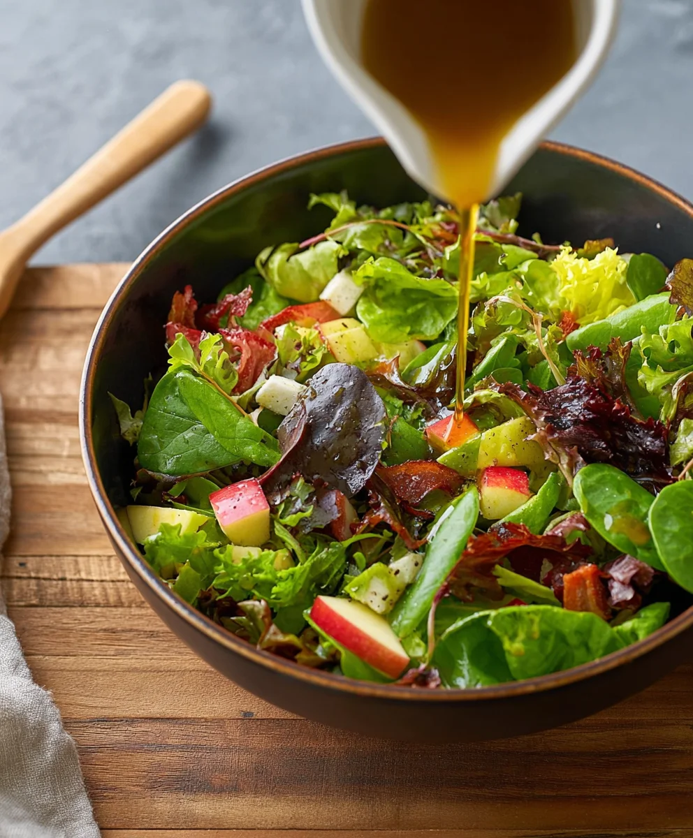 Autumn Salad with Apple Cider Vinaigrette - Easy Recipe