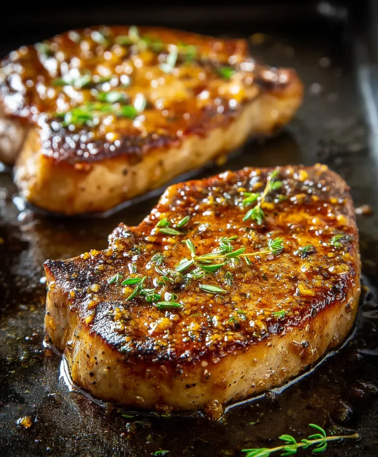 Honey Mustard Beef Chops Oven-Baked – Easy Recipe