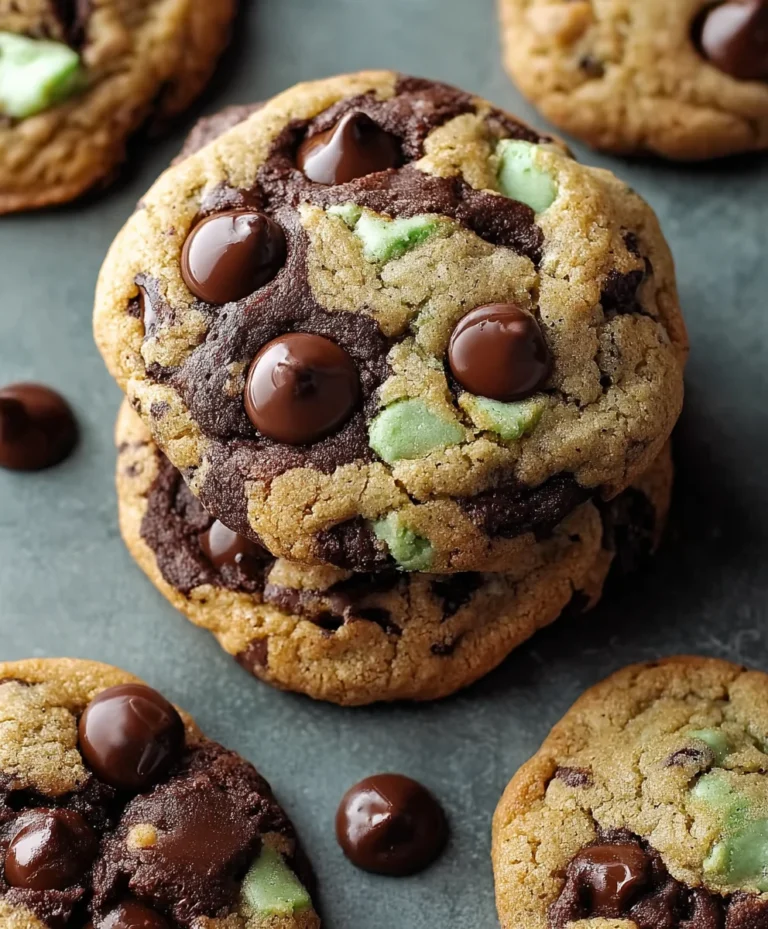 Mint Chocolate Chip Cookies-Classic Recipe