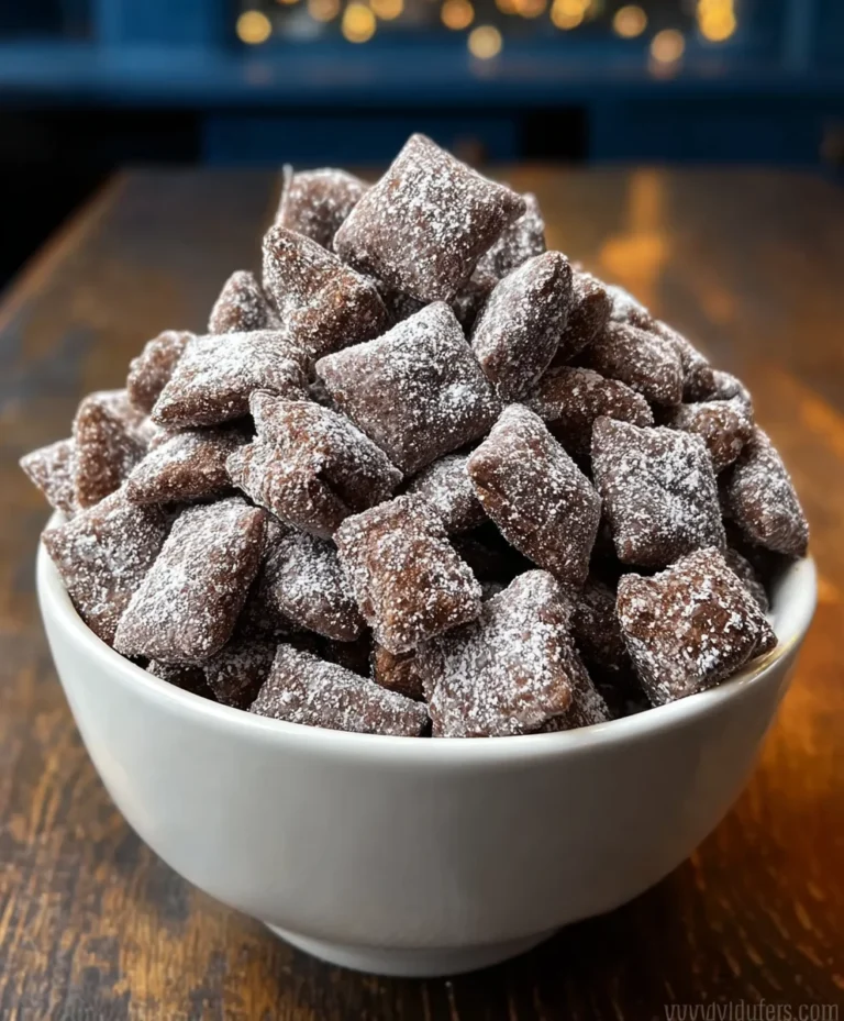 Chewy Brownie Puppy Chow Recipe – Easy Treat