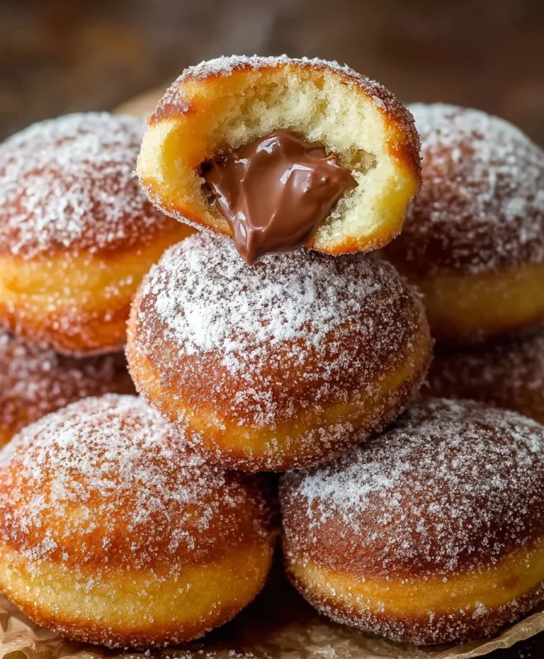Homemade Nutella Donuts – Easy Recipe