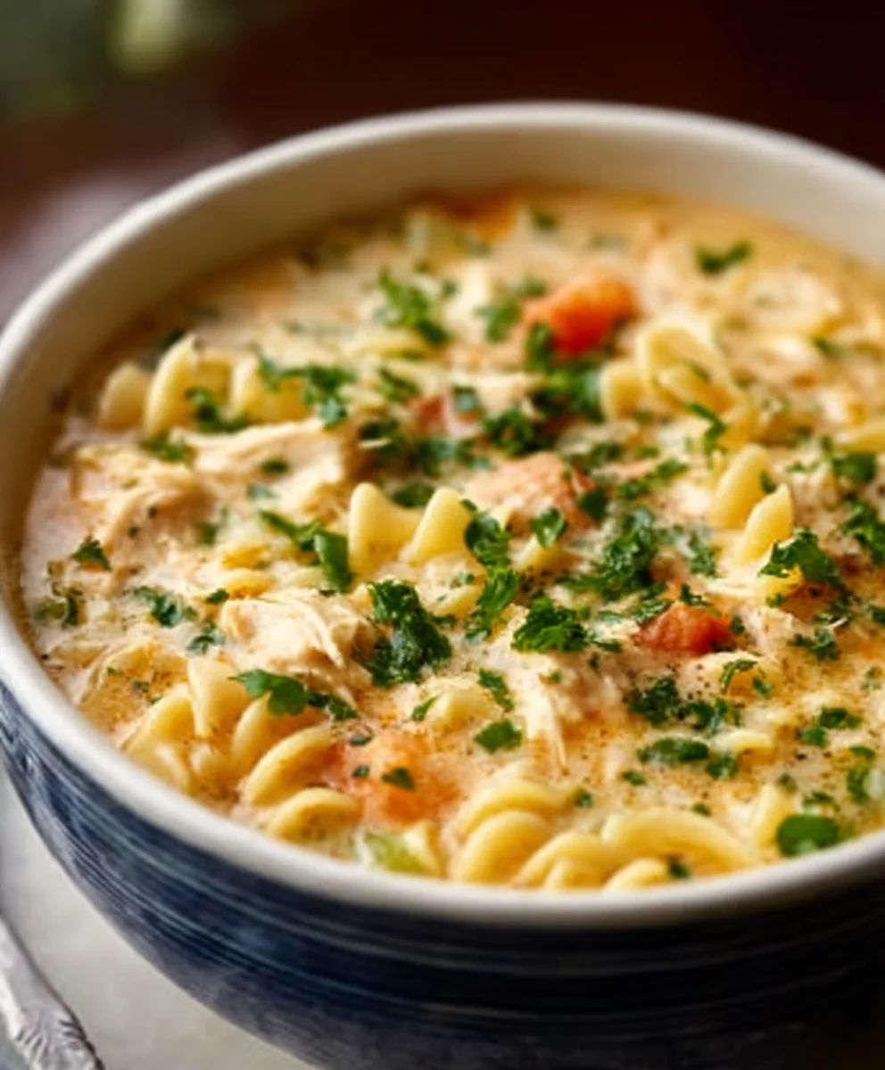 Crack Chicken Noodle Soup - Easy Comfort Food