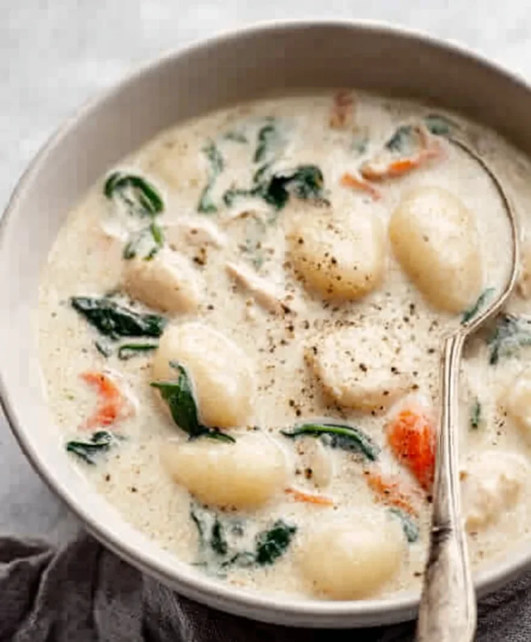 Olive Garden Chicken Gnocchi Soup Recipe-Best Copycat