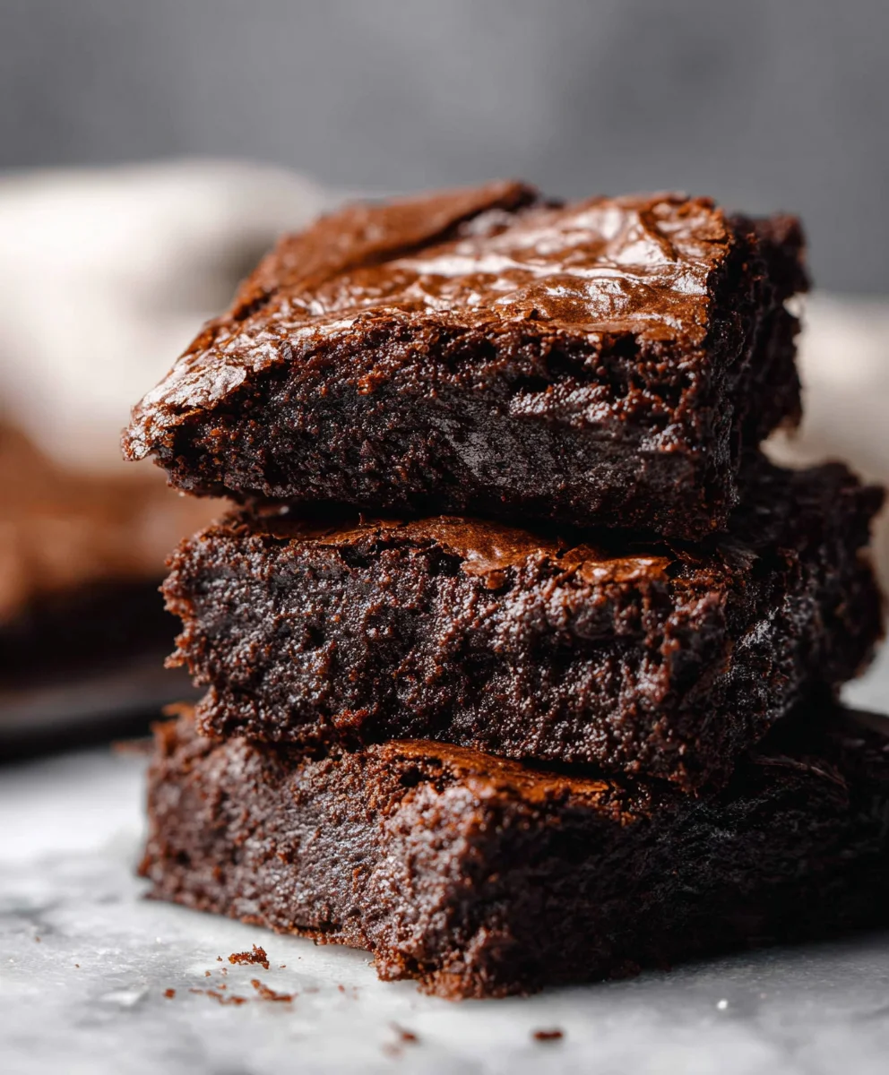 Easy Sourdough Discard Brownies - Chewy & Rich
