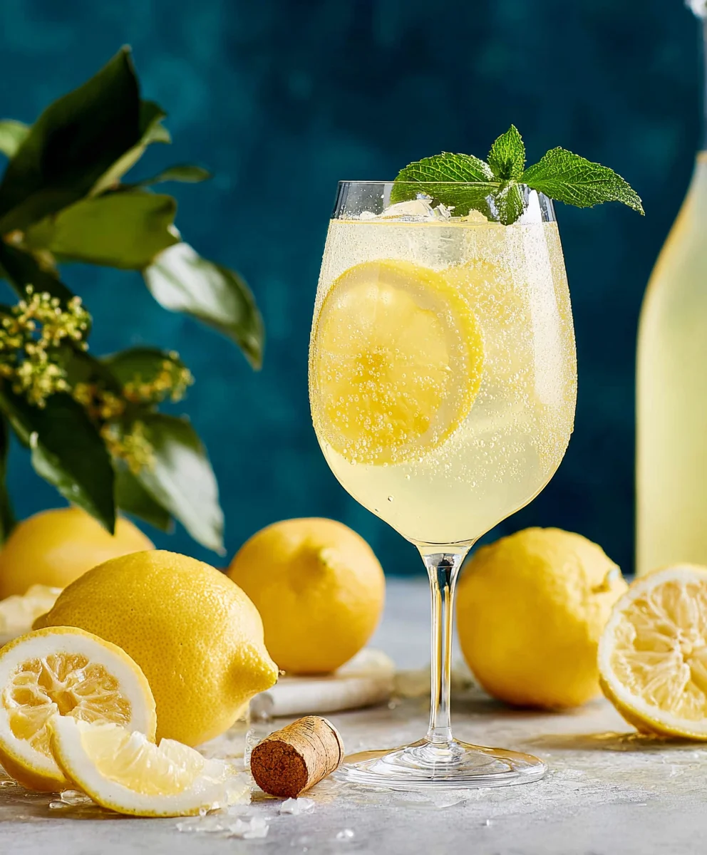Limoncello Spritz - Refreshing Non-Non-Non-Alcoholic Alternativeic Cocktail Recipe
