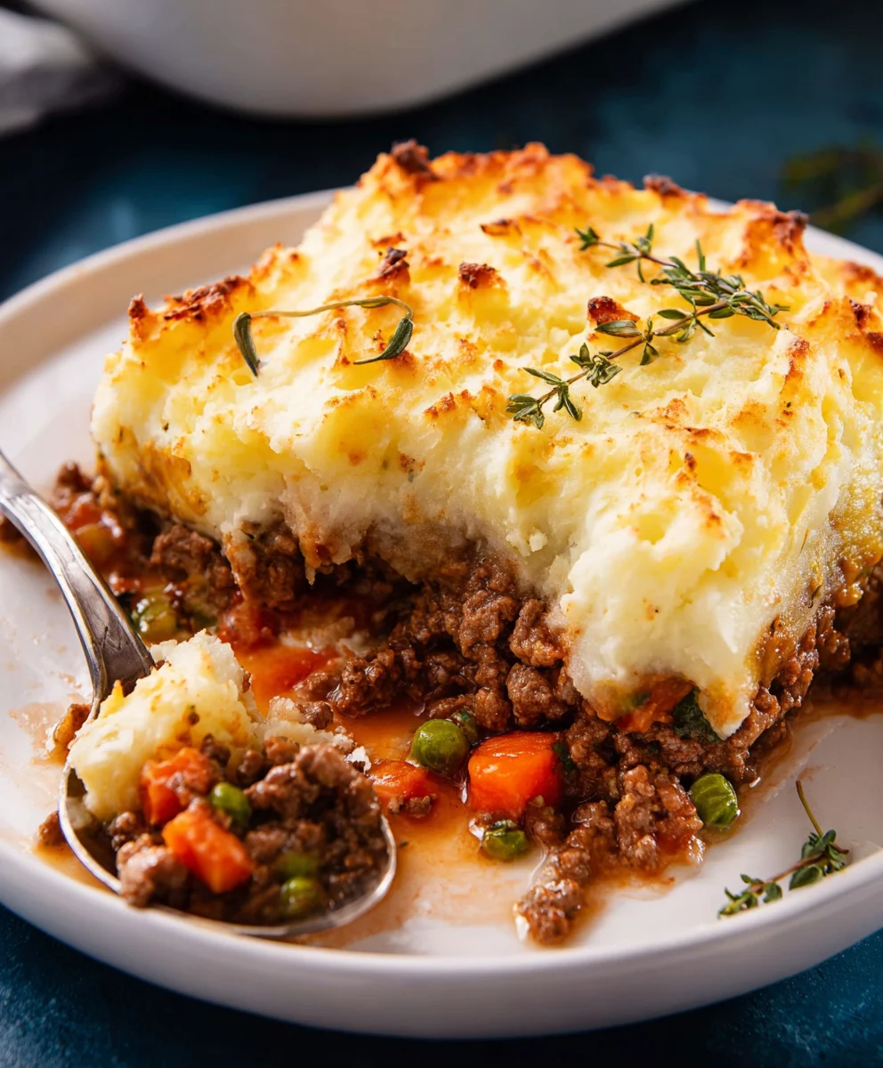 Classic Shepherd's Pie Recipe-Hearty Beef Filling