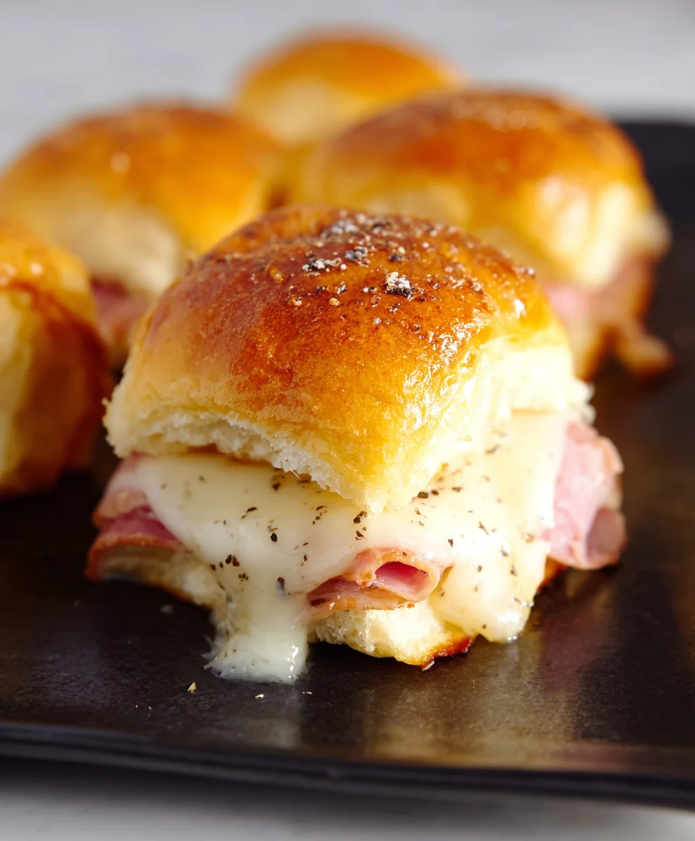 Beef-Beef Ham-Cheese Sliders - Ultimate Party Appetizer
