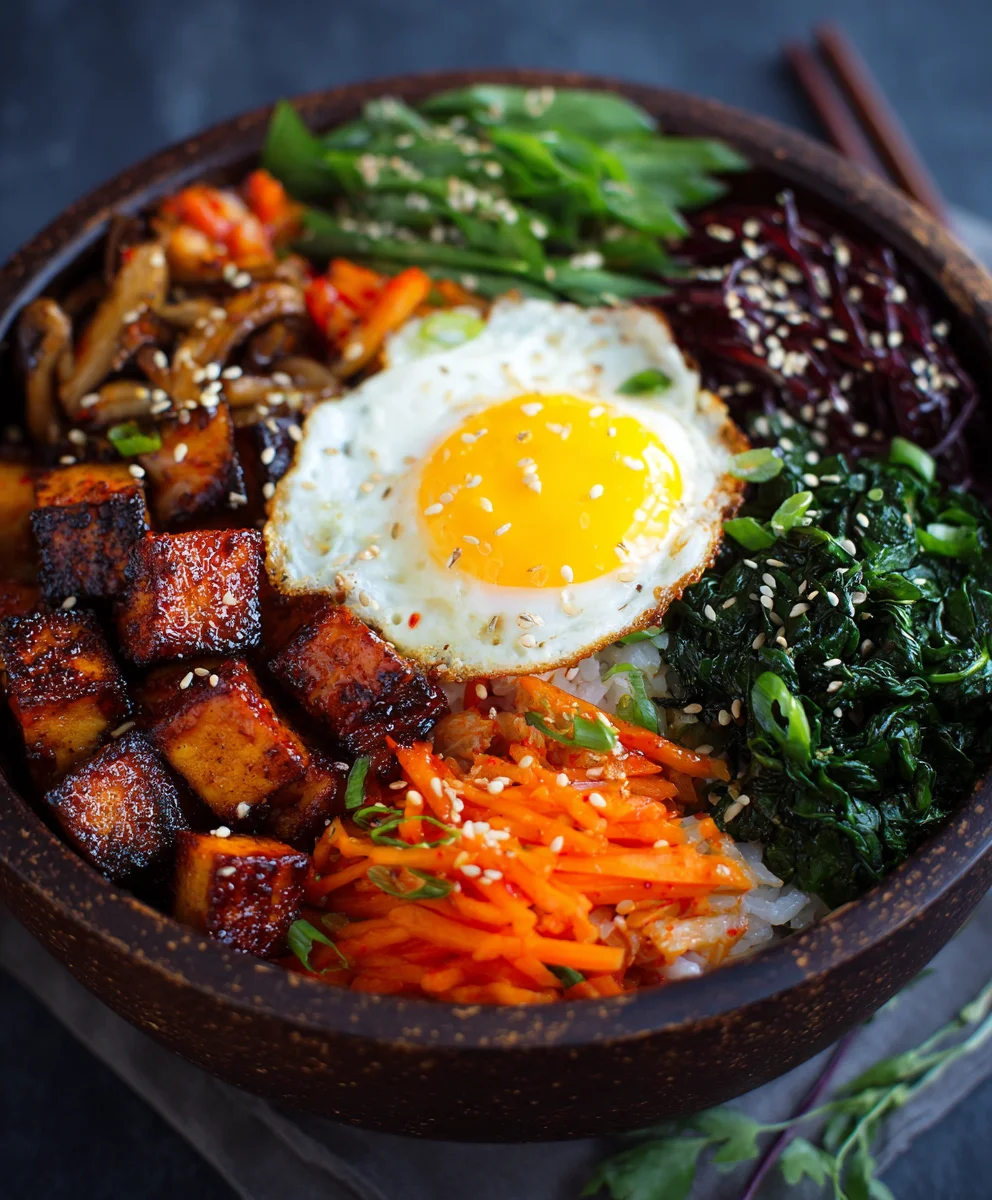 Easy Vegan Bibimbap Recipe - Healthy & Delicious Meal