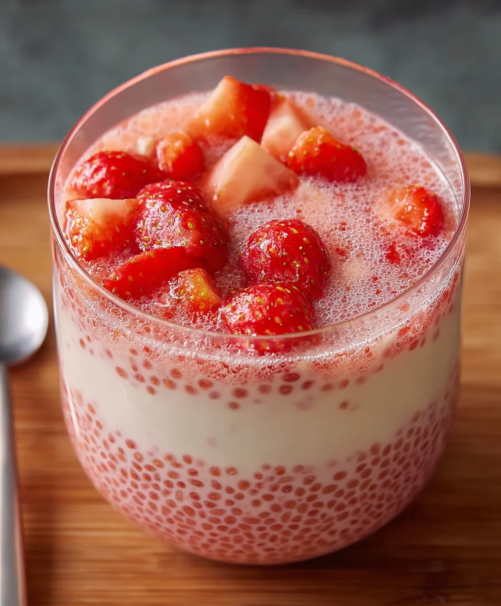 Strawberry Sago Pudding Easy Recipe Delight