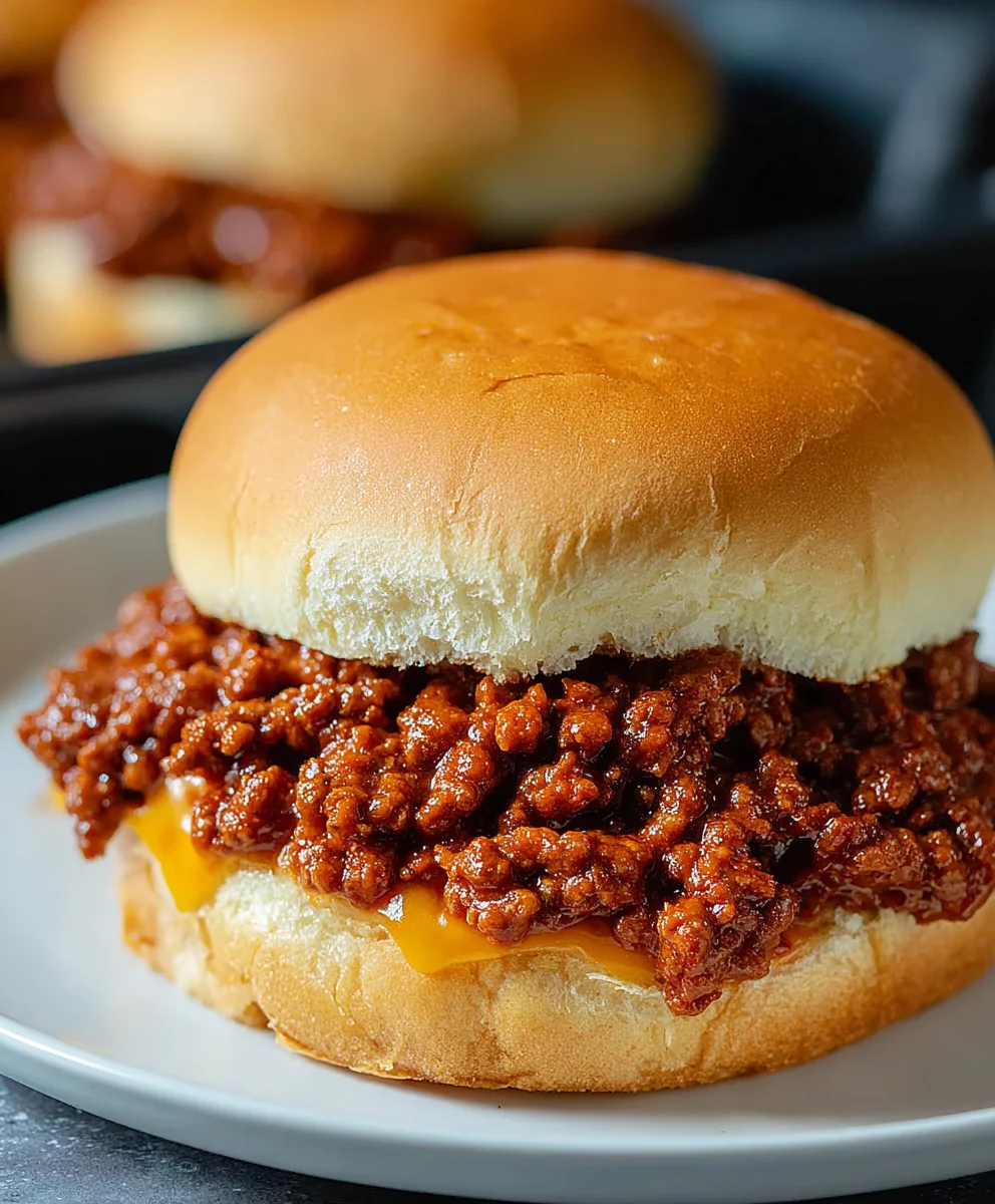 Easy Beef Sloppy Joes- Quick & Delicious Homemade Recipe