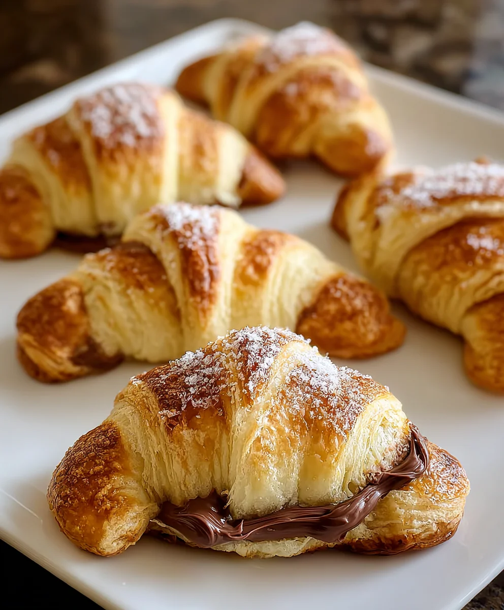 Easy Nutella Crescent Rolls - Decadent Dessert Recipe