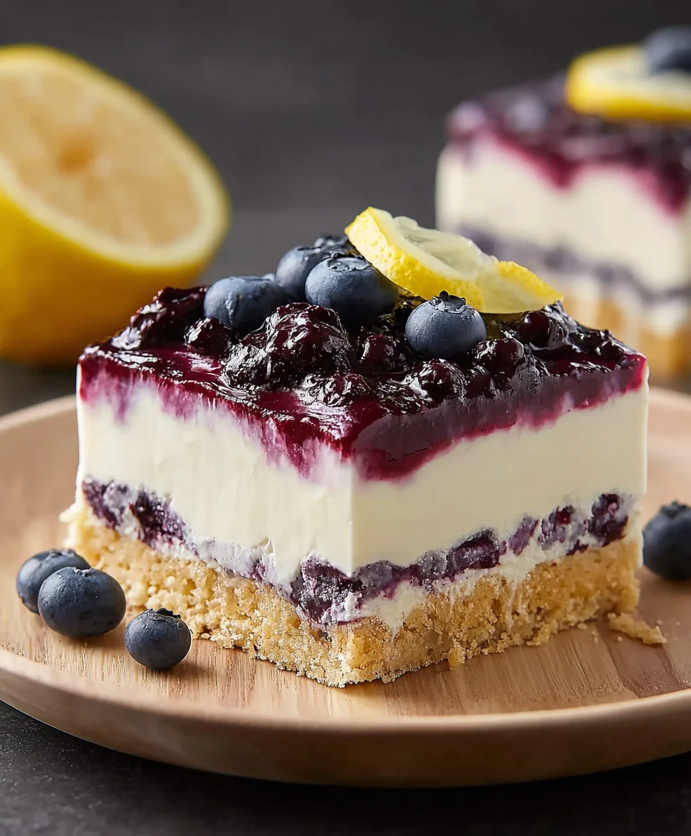 Lemon Blueberry Delight-Easy Delicious Recipe