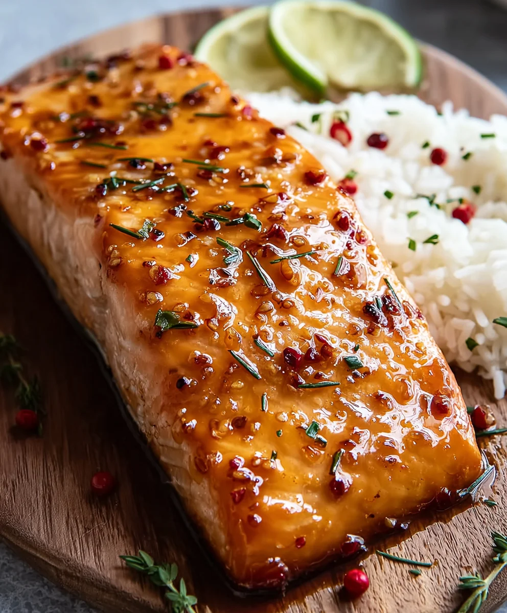 Hot Honey Glazed Salmon Recipe - Sweet Heat Salmon Dinner