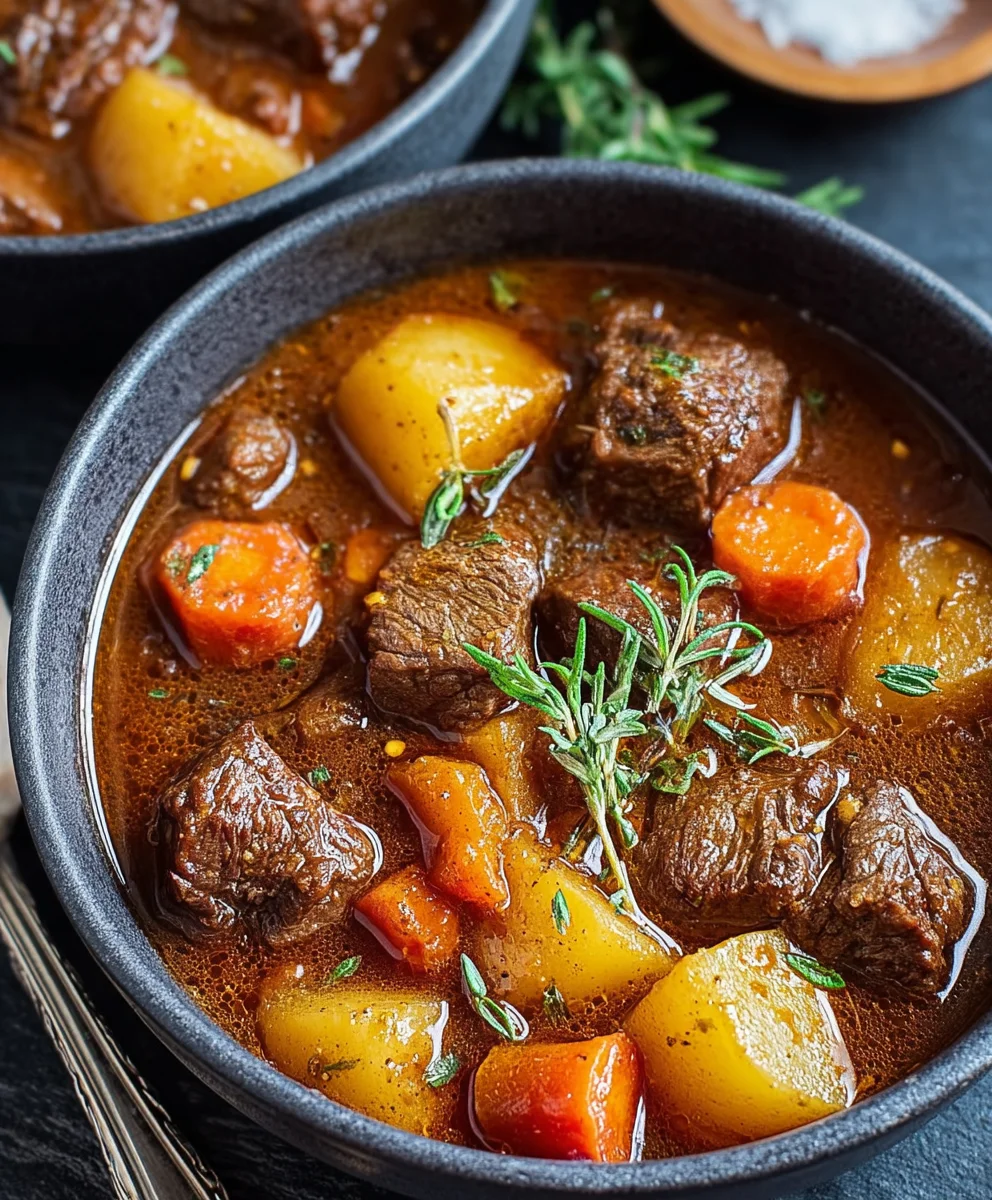 Hearty Homemade Beef Stew - Comfort Food Classic