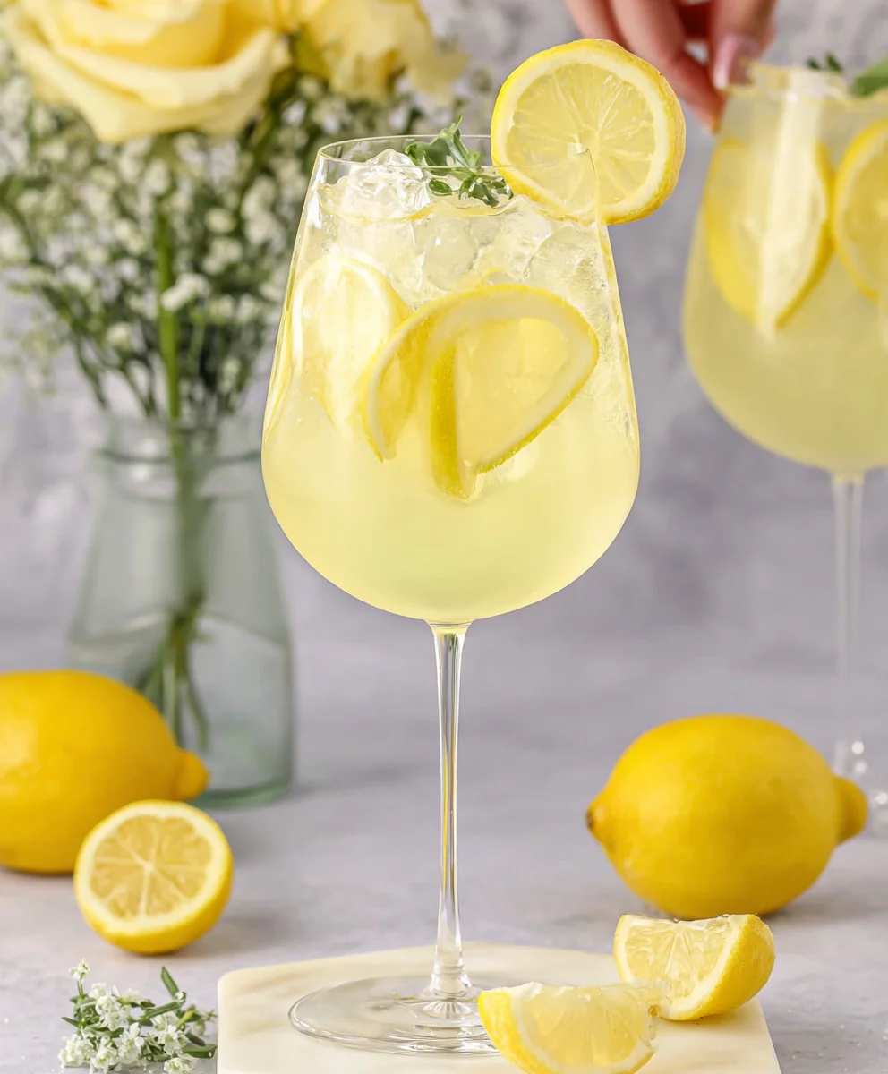 Non-Non-Non-Alcoholic Alternativeic Limoncello Spritz - Refreshing Drink