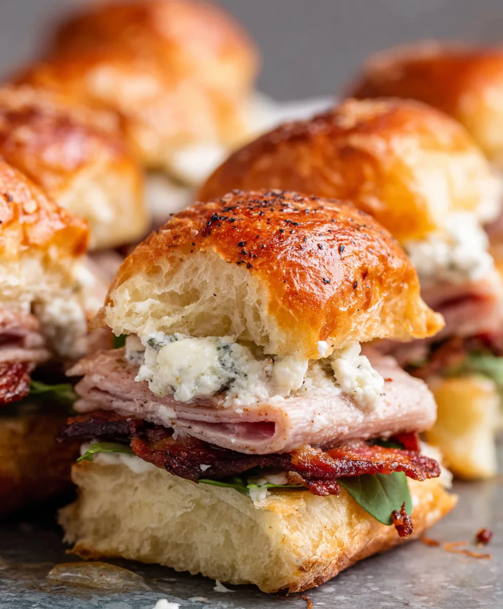 Easy Baked Club Sliders- Delicious Beef Sandwich Bites
