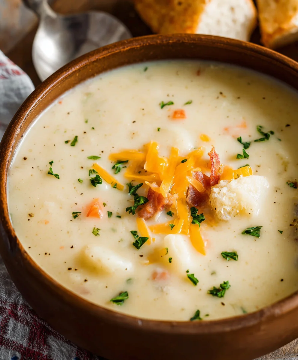 Easy Potato Soup Recipe - Creamy Comfort Food