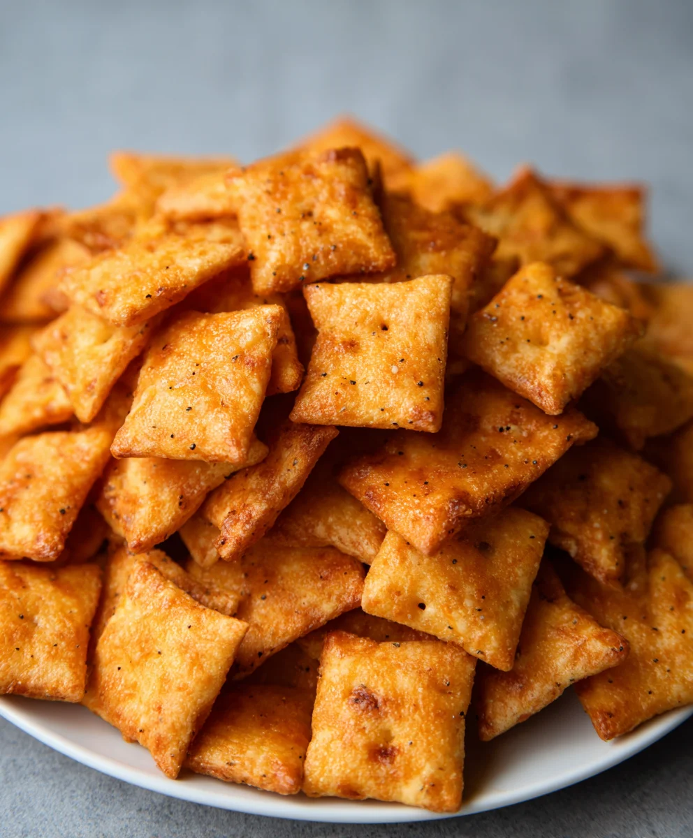 Sourdough Cheez-Its-Homemade Crispy Cheese Crackers
