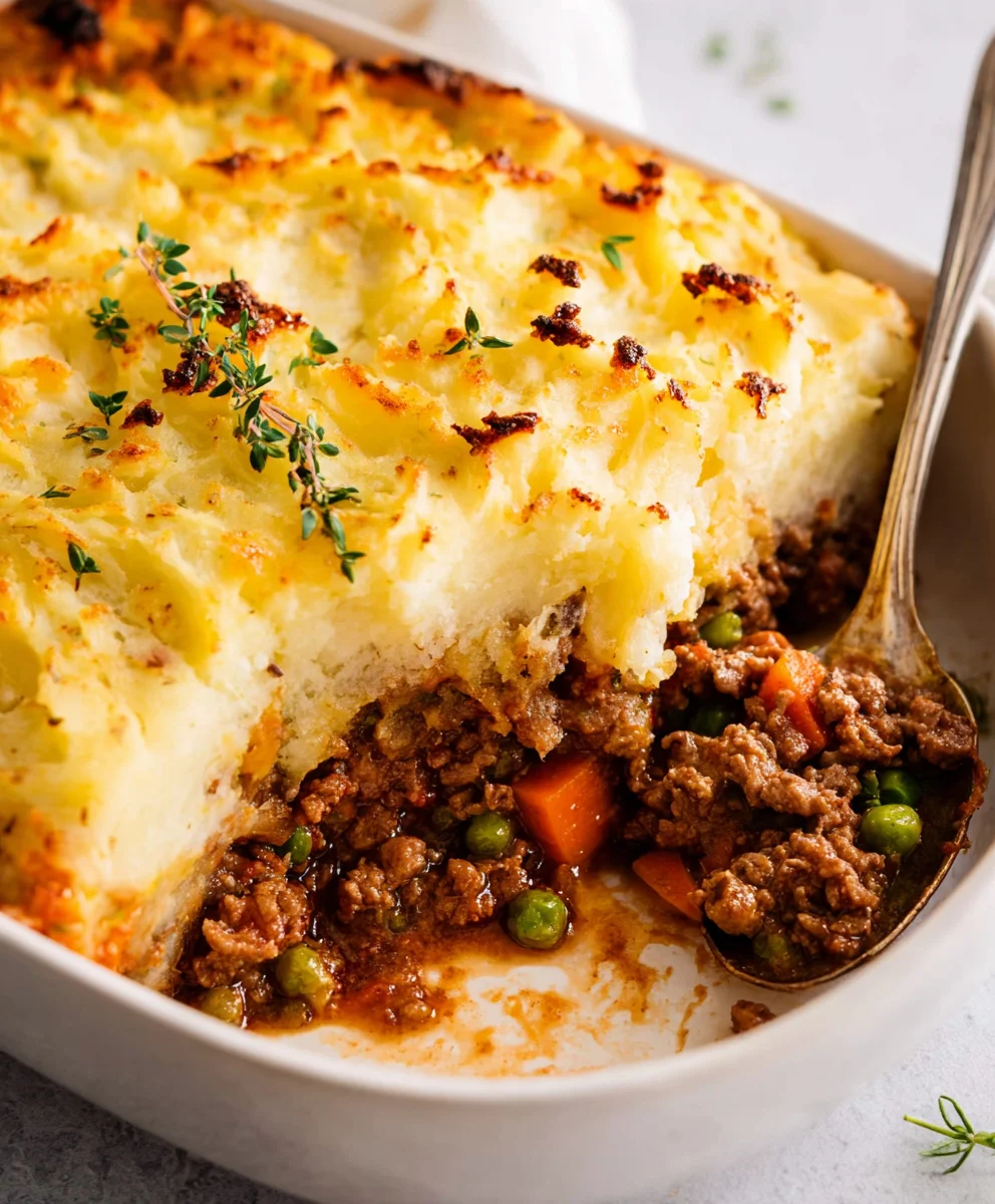 Classic Shepherd's Pie Recipe-Hearty Beef Filling