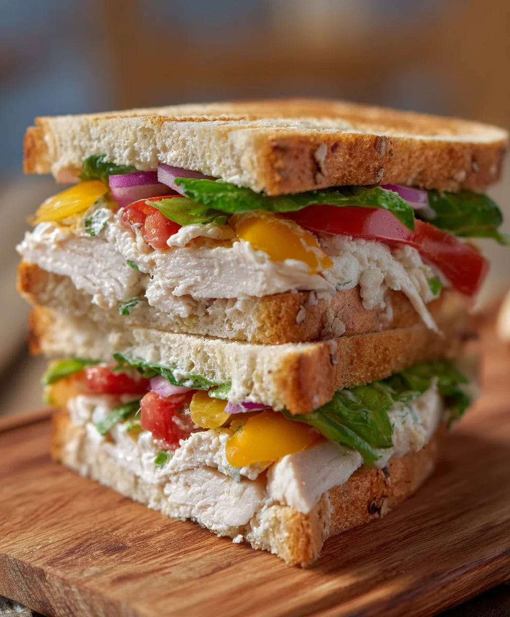 Cold Chicken Sandwich - Lunch Box Winner