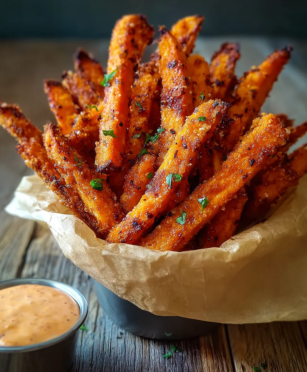 Crispy Oven Baked Sweet Potato Fries- Easy Recipe