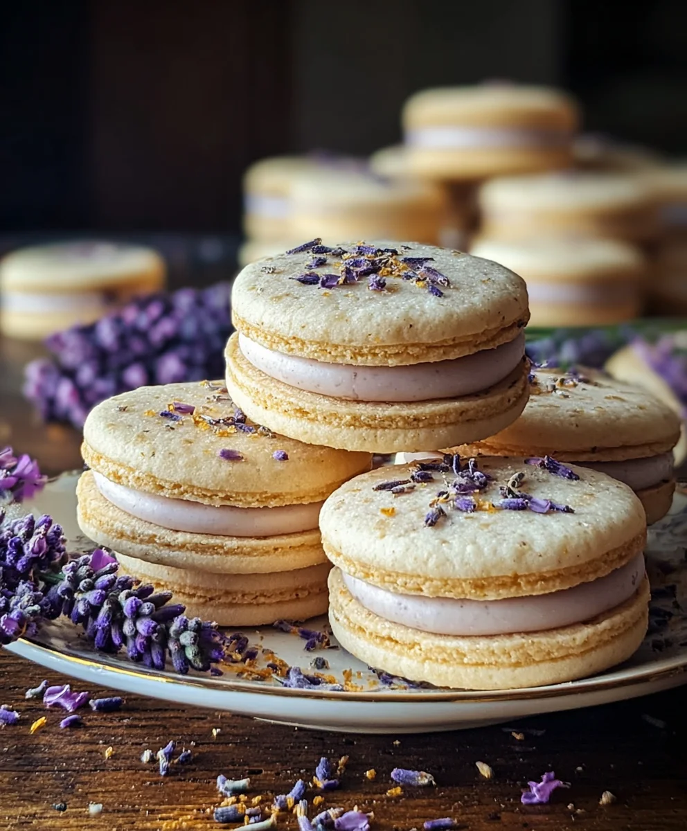 Lemon Lavender Sandwich Cookies-Easy Sweet Treat